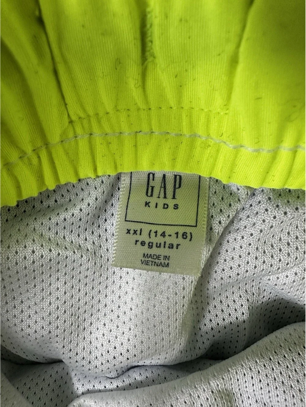 Gap Kids Swim Trunks XXL 14 16 Boys Blue White Striped Board Shorts UPF 40 NWT